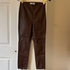 Free people leather pants